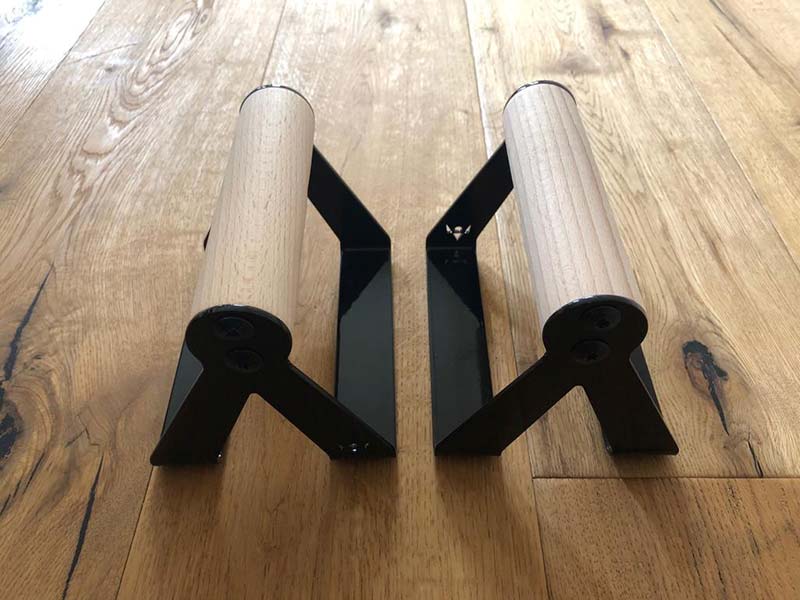 PullUp&Dip Liegestützgriffe mit rundem Griffstück