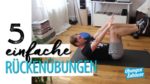 5 einfache Rückenübungen für Zuhause